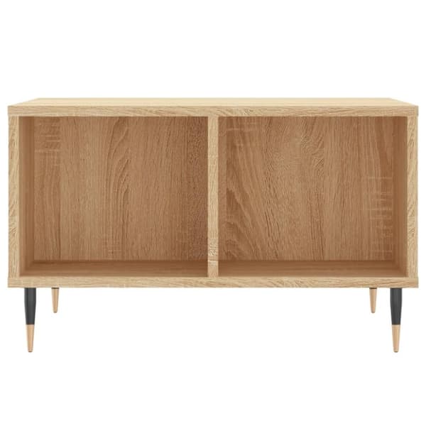 vidaXL Soffbord sonoma-ek 60x50x36,5 cm konstruerat trä