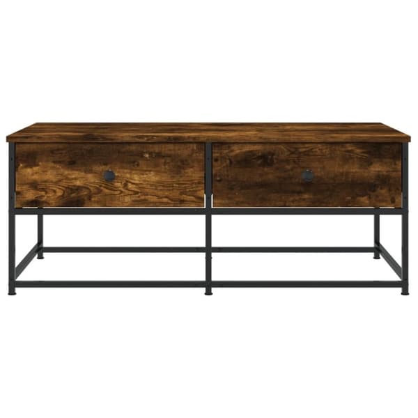 vidaXL sofabord 100x51x40 cm konstrueret træ røget egetræsfarve