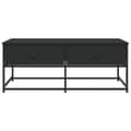 Miniatyrbillede 6 af 11: vidaXL sofabord 100x51x40 cm konstrueret træ sort