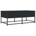 Miniatyrbillede 8 af 11: vidaXL sofabord 100x51x40 cm konstrueret træ sort