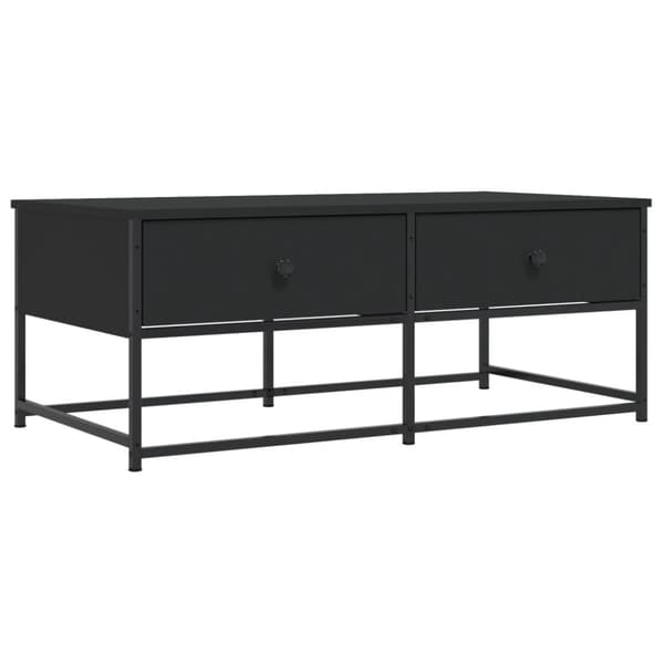 vidaXL sofabord 100x51x40 cm konstrueret træ sort