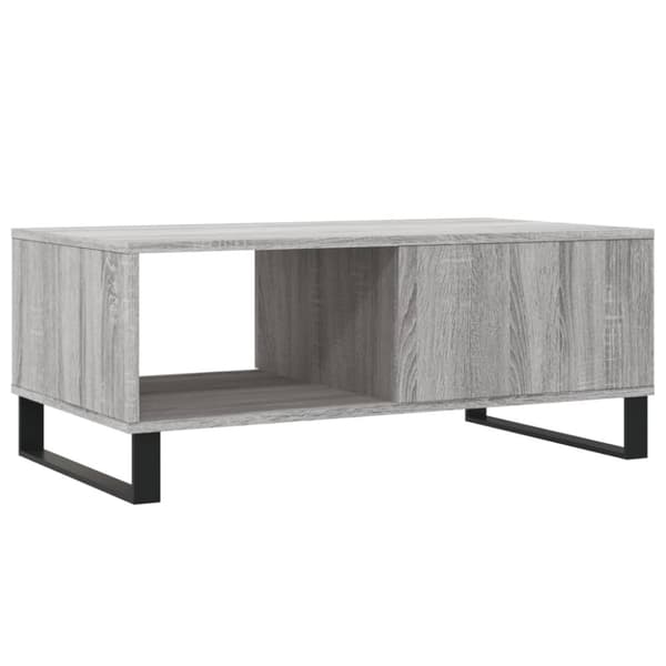 vidaXL sofabord 90x50x36,5 cm konstrueret træ grå sonoma-eg