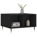 Miniatyrbillede 3 af 9: vidaXL sofabord 60x50x36,5 cm konstrueret træ sort