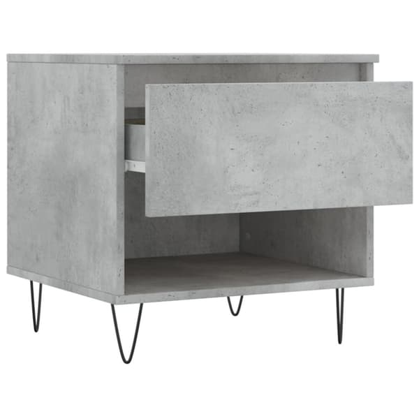 vidaXL sofaborde 2 stk. 50x46x50 cm konstrueret træ betongrå