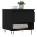 Miniatyrbilde 3 av 11: vidaXL Salongbord 2 stk svart 50x46x50 cm konstruert tre