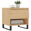 Miniatyrbillede 3 af 11: vidaXL sofaborde 2 stk. 50x46x50 cm konstrueret træ sonoma-eg