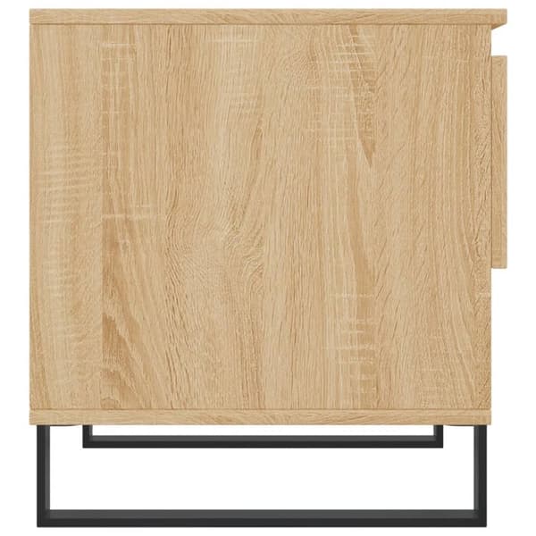 vidaXL sofaborde 2 stk. 50x46x50 cm konstrueret træ sonoma-eg