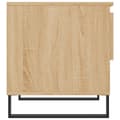Miniatyrbillede 8 af 11: vidaXL sofaborde 2 stk. 50x46x50 cm konstrueret træ sonoma-eg