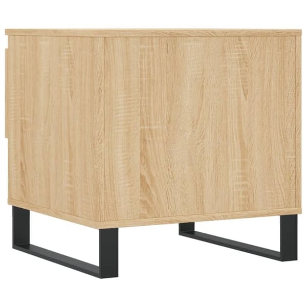 vidaXL sofaborde 2 stk. 50x46x50 cm konstrueret træ sonoma-eg