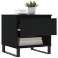 Miniatyrbillede 4 af 11: vidaXL sofaborde 2 stk. 50x46x50 cm konstrueret træ sort