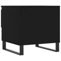 Miniatyrbillede 9 af 11: vidaXL sofaborde 2 stk. 50x46x50 cm konstrueret træ sort