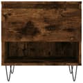 Miniatyrbilde 6 av 11: vidaXL Salongbord 2 stk røkt eik 50x46x50 cm konstruert tre