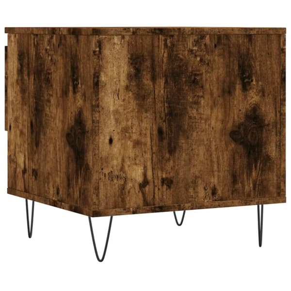 vidaXL Salongbord 2 stk røkt eik 50x46x50 cm konstruert tre