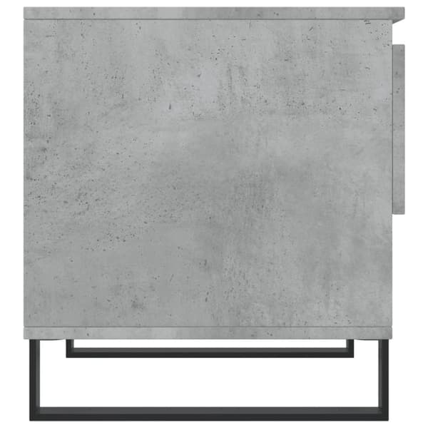 vidaXL Sidobord 2 st betonggrå 50x46x50 cm konstruerat trä