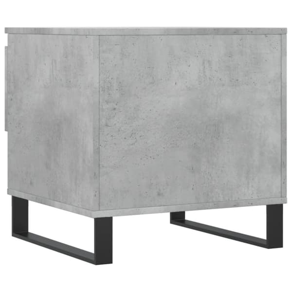 vidaXL Sidobord 2 st betonggrå 50x46x50 cm konstruerat trä