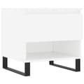 Miniatyrbilde 5 av 11: vidaXL Salongbord 2 stk hvit 50x46x50 cm konstruert tre