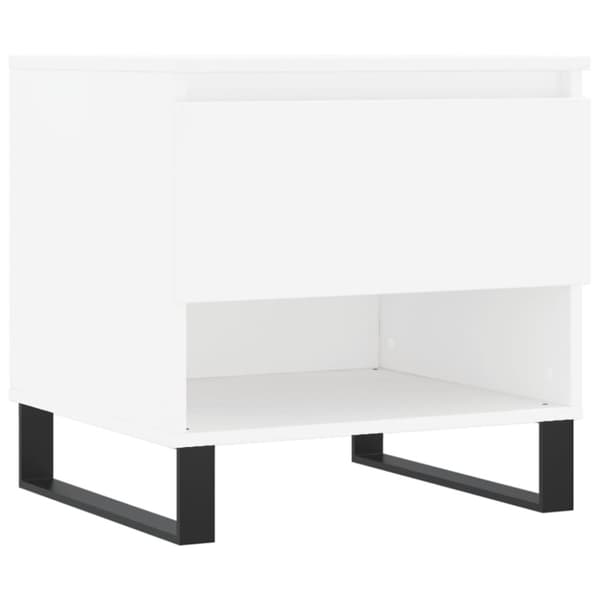 vidaXL Salongbord 2 stk hvit 50x46x50 cm konstruert tre