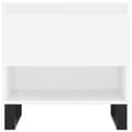 Miniatyrbilde 6 av 11: vidaXL Salongbord 2 stk hvit 50x46x50 cm konstruert tre