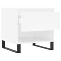 Miniatyrbilde 7 av 11: vidaXL Salongbord 2 stk hvit 50x46x50 cm konstruert tre