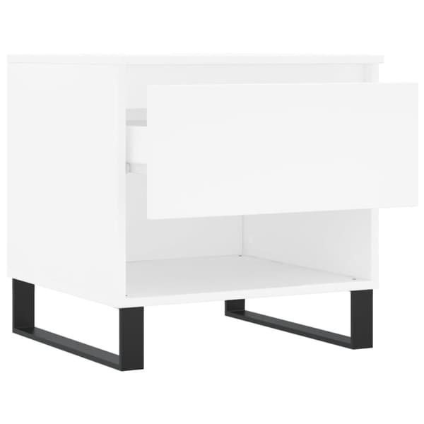 vidaXL Salongbord 2 stk hvit 50x46x50 cm konstruert tre