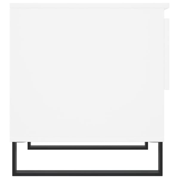 vidaXL Salongbord 2 stk hvit 50x46x50 cm konstruert tre
