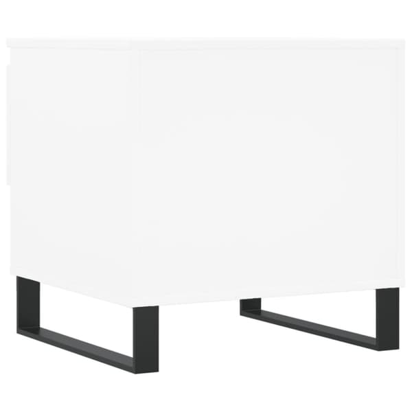 vidaXL Salongbord 2 stk hvit 50x46x50 cm konstruert tre