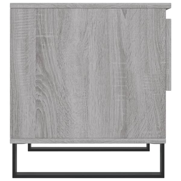 vidaXL Salongbord 2 stk grå sonoma 50x46x50 cm konstruert tre