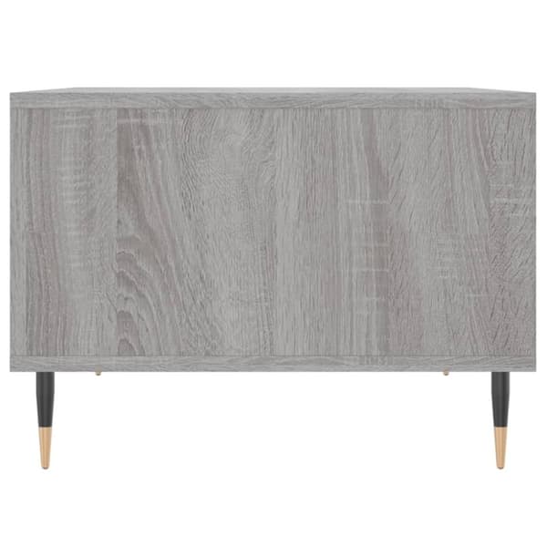 vidaXL Salongbord grå sonoma 60x50x36,5 cm konstruert tre