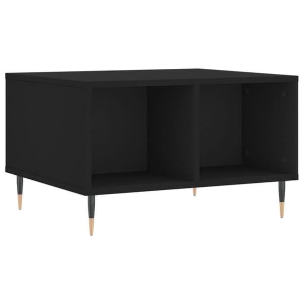 vidaXL Soffbord svart 60x50x36,5 cm konstruerat trä