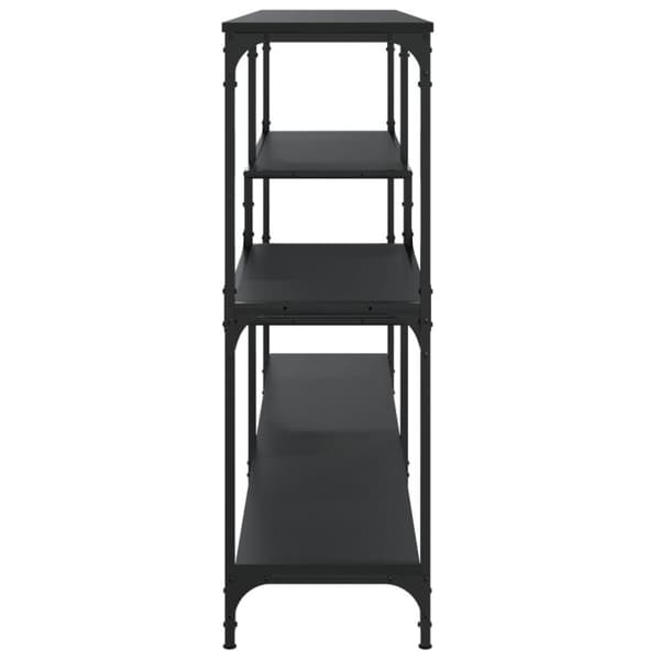 vidaXL konsolbord 160x32x95 cm konstrueret træ sort