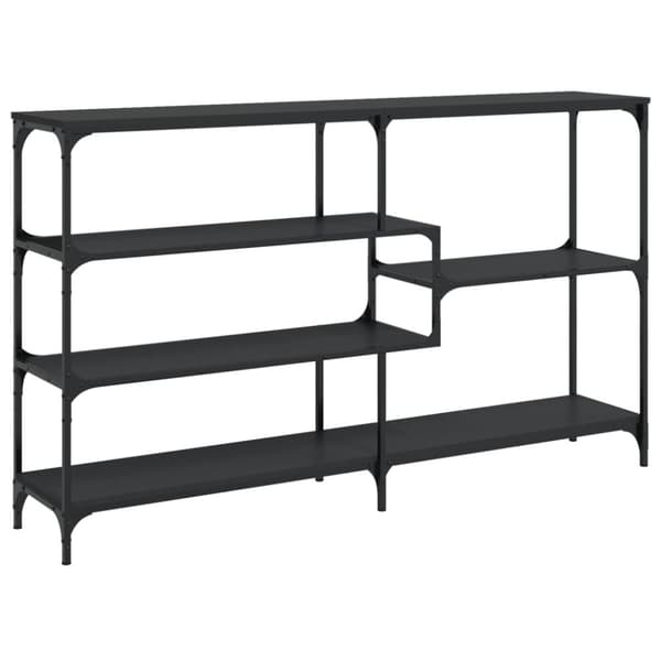 vidaXL konsolbord 160x32x95 cm konstrueret træ sort