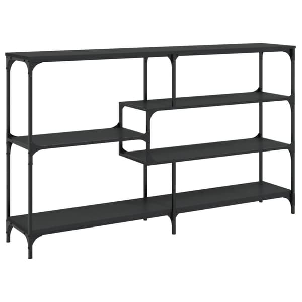 vidaXL konsolbord 160x32x95 cm konstrueret træ sort