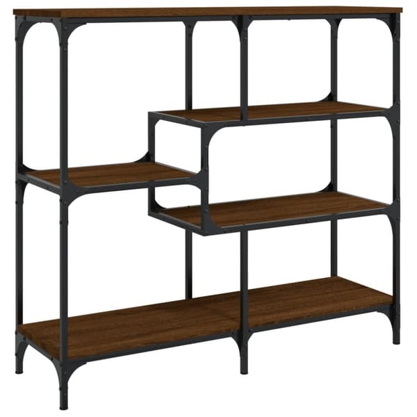 vidaXL konsolbord 103x32x95 cm konstrueret træ brun egetræsfarve