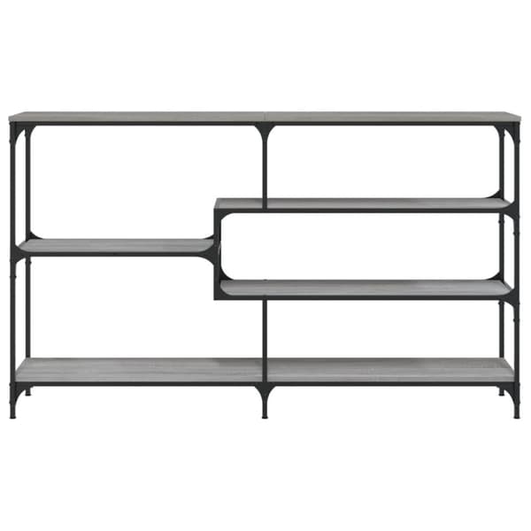 vidaXL konsolbord 160x32x95 cm konstrueret træ grå sonoma-eg