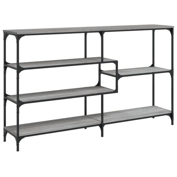 vidaXL konsolbord 160x32x95 cm konstrueret træ grå sonoma-eg