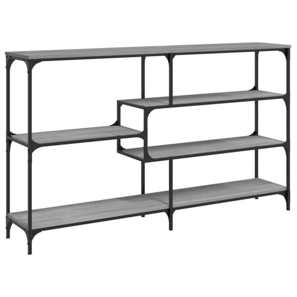vidaXL konsolbord 160x32x95 cm konstrueret træ grå sonoma-eg