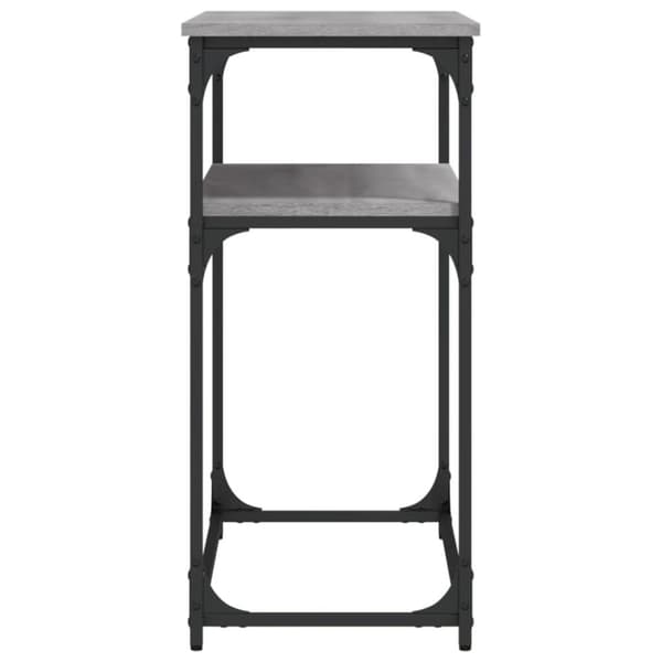vidaXL konsolbord 100x35,5x75 cm konstrueret træ grå sonoma-eg