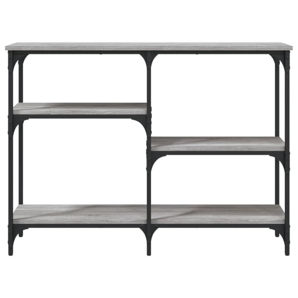 vidaXL Konsolipöytä harmaa Sonoma 102x29x75 cm tekninen puu