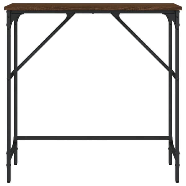 vidaXL Konsolipöytä ruskea tammi 75x32x75 cm tekninen puu