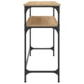 Miniatyrbillede 5 af 10: vidaXL konsolbord 100x35,5x75 cm konstrueret træ sonoma-eg