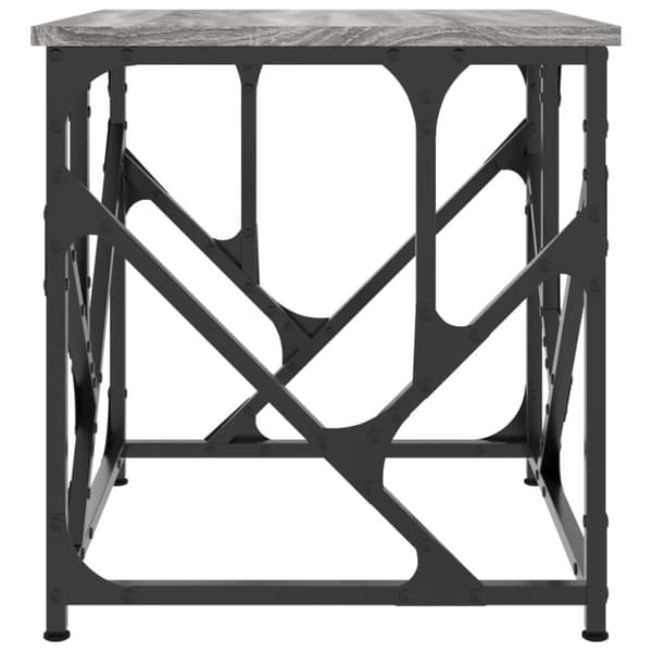 vidaXL sofabord 45x45x47,5 cm konstrueret træ grå sonoma-eg