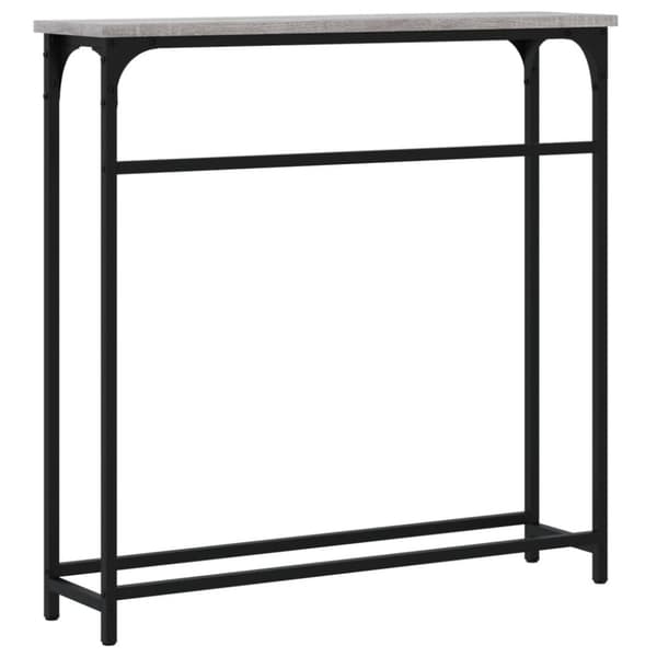 vidaXL konsolbord 75x19,5x75 cm konstrueret træ grå sonoma-eg