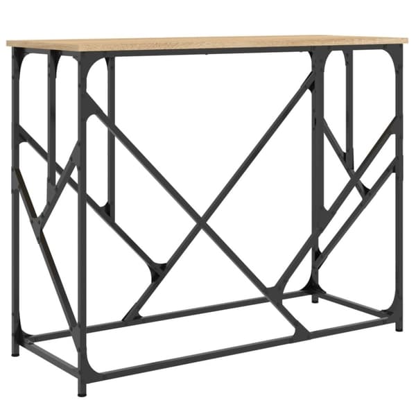 vidaXL Sohvapöytä Sonoma-tammi 100x40x80 cm tekninen puu
