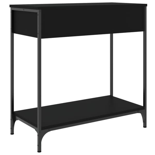 vidaXL konsolbord 75x34,5x75 cm konstrueret træ sort