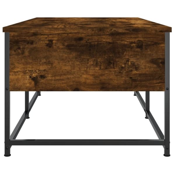 vidaXL Soffbord rökfärgad ek 100x51x40 cm konstruerat trä