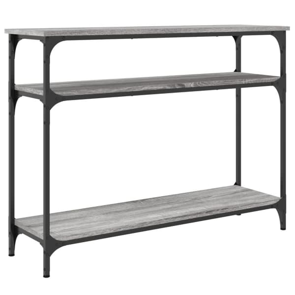 vidaXL Konsollbord grå sonoma 100x29x75 cm konstruert tre