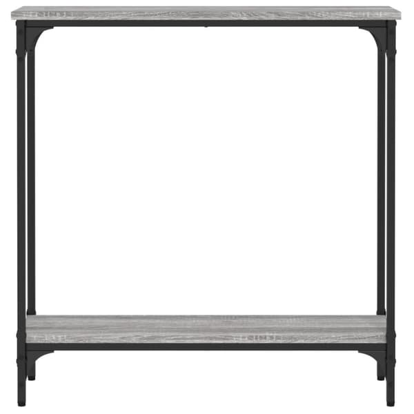 vidaXL Avlastningsbord grå sonoma-ek 75x22,5x75 cm konstruerat trä