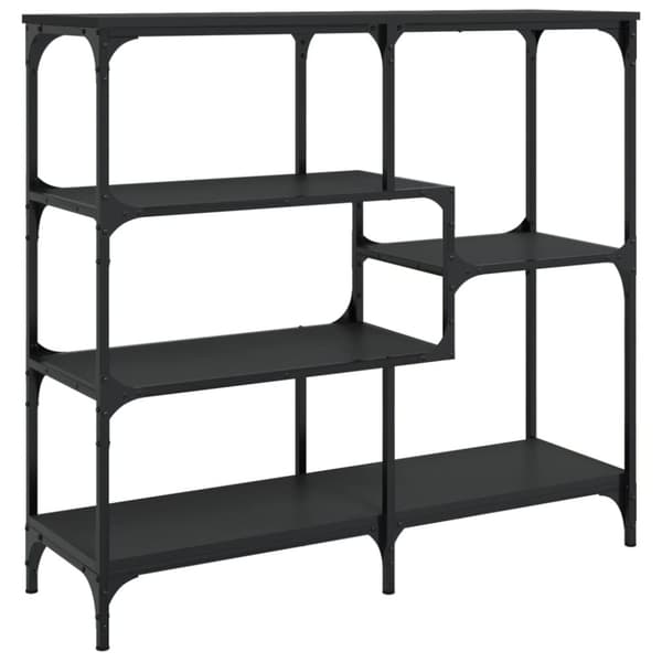 vidaXL Konsollbord svart 103x32x95 cm konstruert tre