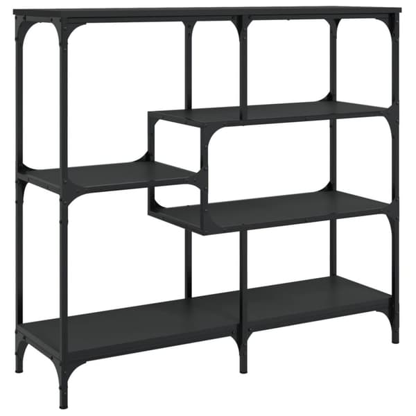 vidaXL Konsollbord svart 103x32x95 cm konstruert tre