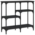 Miniatyrbilde 6 av 10: vidaXL Konsollbord svart 80x29x75 cm konstruert tre